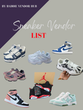 Sneaker Vendor List